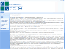 Tablet Screenshot of gruppoagentimilano.it
